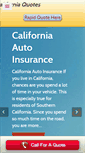 Mobile Screenshot of californiaquotes.org